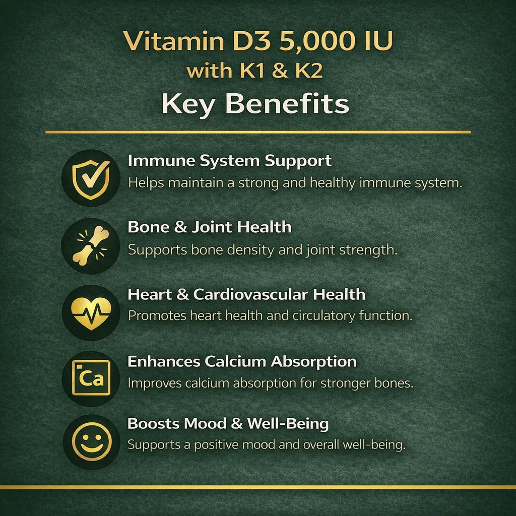 Vitamin D3 with K1 & K2